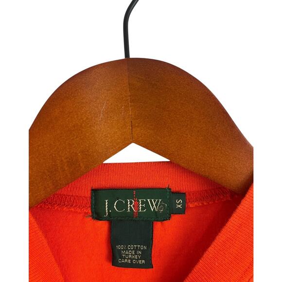 J.Crew Vintage T-Shirt Oarsman Mens XS Orange Crewneck Pocket Preppy Classic - Picture 7 of 8